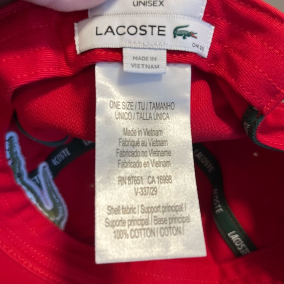 Lacoste baseball hat - Picture 5 of 7